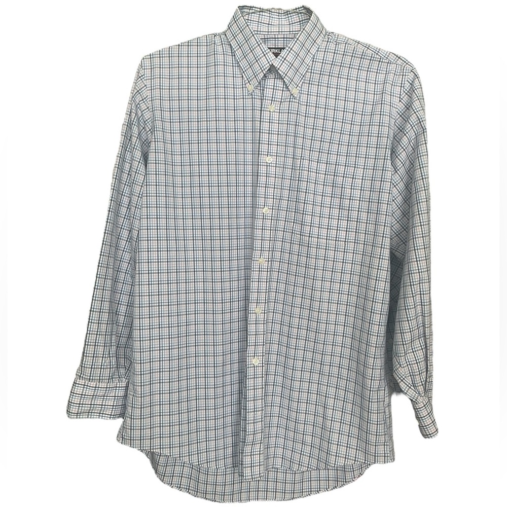 Kirkland Signature Men’s Button Down Dress Shirt Medium